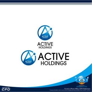 中津留　正倫 (cpo_mn)さんの『ACTIVE　HOLDINGS』のロゴ制作への提案