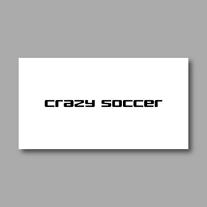 yusa_projectさんのサッカーアパレルブランド「crazy soccer」のロゴデザイン依頼★への提案