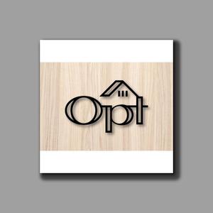 yusa_projectさんのシンプル＆高品質なビジネス仕様の滞在施設「Opt」のロゴ（看板）への提案