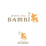 Hi-Design (hirokips)さんの飲食店「Public Bar BAMBI」のロゴへの提案