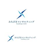 Hi-Design (hirokips)さんの資産コンサルティング事務所『みちびきコンサルティング』のロゴへの提案