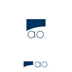Hi-Design (hirokips)さんの新社名「あお建築設計㈱」新屋号ao建築設計のロゴへの提案