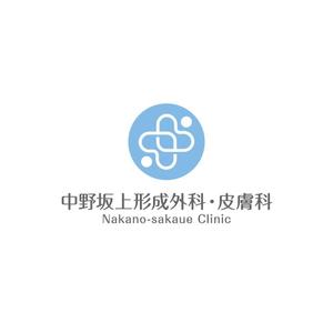 Hi-Design (hirokips)さんの医療クリニックのロゴデザイン（白十字・ライトブルー・漢字表記あり）への提案