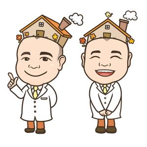 Emikox (emikox)さんの屋根工事店のキャラクター作成への提案