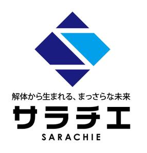 gravelさんの個人向け解体事業のブランド「サラチエ」のロゴ制作への提案