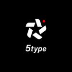 ST-Design (ST-Design)さんの時間感覚や目標設定のタイプである「5タイプ」のロゴへの提案