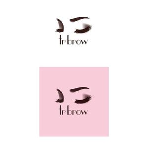 よしみ (yo4mi)さんの眉毛サロン『tr brow』のロゴイラスト募集への提案