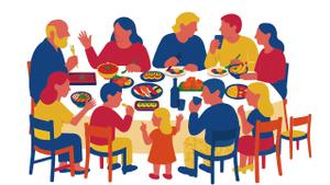 よしみ (yo4mi)さんの米国展開予定の日本食レストランのイラストイメージへの提案