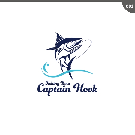 neomasu (neomasu)さんのFishing Boat Captain Hookロゴへの提案