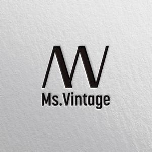 SO GOOD DESIGN (DESIGNS_8)さんの中古ラグジュアリーブランドショップ「Ms.Vintage」のロゴ制作への提案