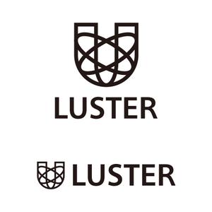 tsujimo (tsujimo)さんのアパレルブランド「LUSTER」(ラスター)のシンボルマーク付きロゴへの提案