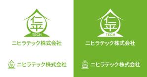 tsujimo (tsujimo)さんの北海道帯広市を拠点に法人・個人向けに建築板金業を営む「ニヒラテック株式会社」のロゴへの提案