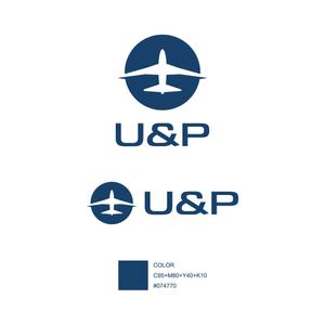 tsujimo (tsujimo)さんの航空関連事業を営む「U＆P」のロゴへの提案