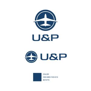 tsujimo (tsujimo)さんの航空関連事業を営む「U＆P」のロゴへの提案
