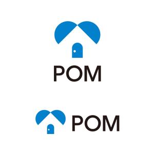 tsujimo (tsujimo)さんの不動産会社『POM』のロゴ作成への提案