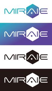 tsujimo (tsujimo)さんの未来教育株式会社の企業ロゴ。「MIRAIE」　をブランドロゴとし、その文字の中のＡＩを色変化への提案