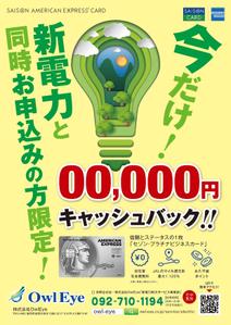 ラムフ (LAMF)さんのクレジットカード販促チラシへの提案