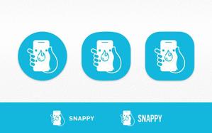 aine (aine)さんの検針アプリ「SNAPPY」のアイコン作成依頼への提案