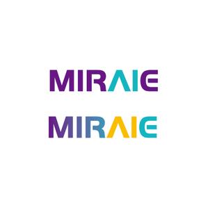 horieyutaka1 (horieyutaka1)さんの未来教育株式会社の企業ロゴ。「MIRAIE」　をブランドロゴとし、その文字の中のＡＩを色変化への提案