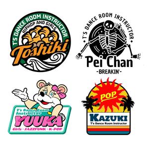 AZECHI DESIGN (hillmyna)さんのダンススクール『ティーズダンスルーム』所属インストラクター『Kazuki』のロゴマーク作成への提案