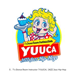 AZECHI DESIGN (hillmyna)さんのダンススクール『ティーズダンスルーム』所属インストラクター『優花』のロゴマーク作成への提案